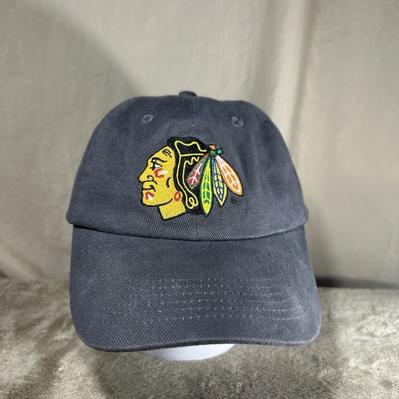 Other - Chicago Blackhawks Hat Cap Pepsi Promo Charcoal Grey Kick10 Pro Gear Hook Loop